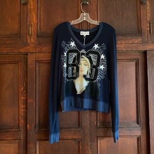 Wildfox Varsity Angel Baggy Beach Jumper NWT